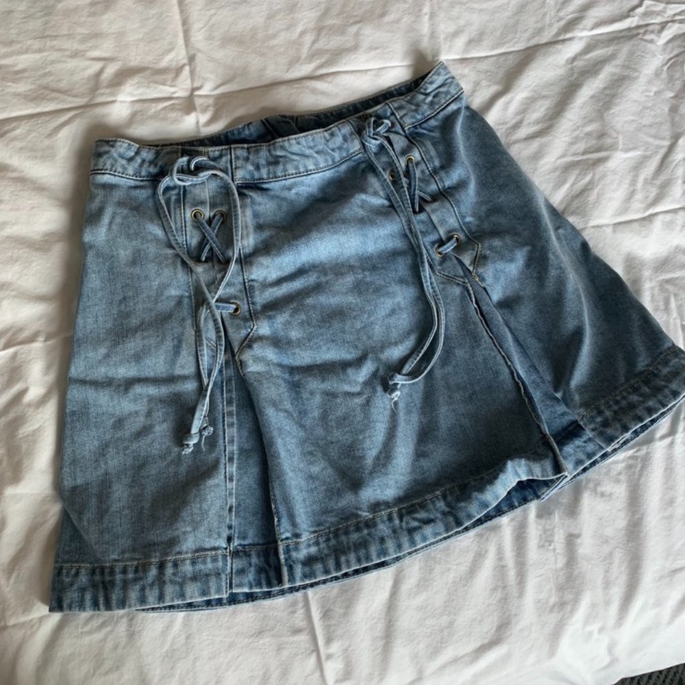 Free People Denim Skirt
